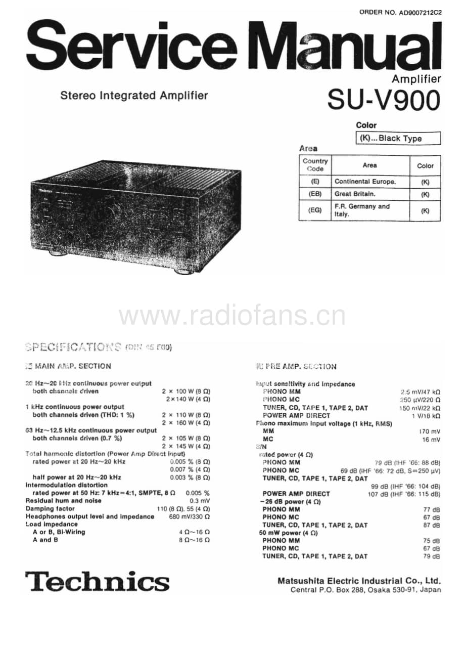 Technics-SUV-900-Service-Manual电路原理图.pdf_第1页