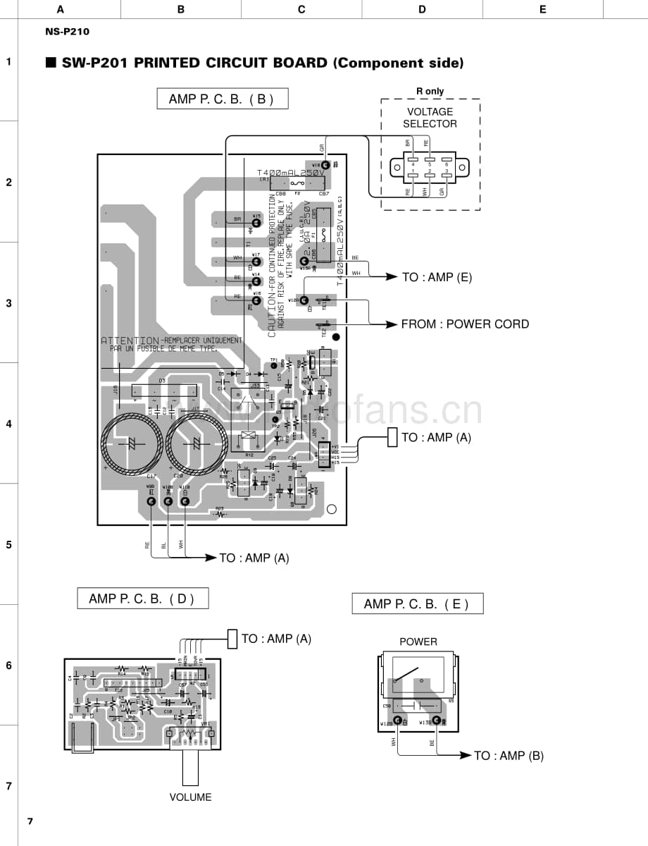 Yamaha-NSP-100-Service-Manual电路原理图.pdf_第3页