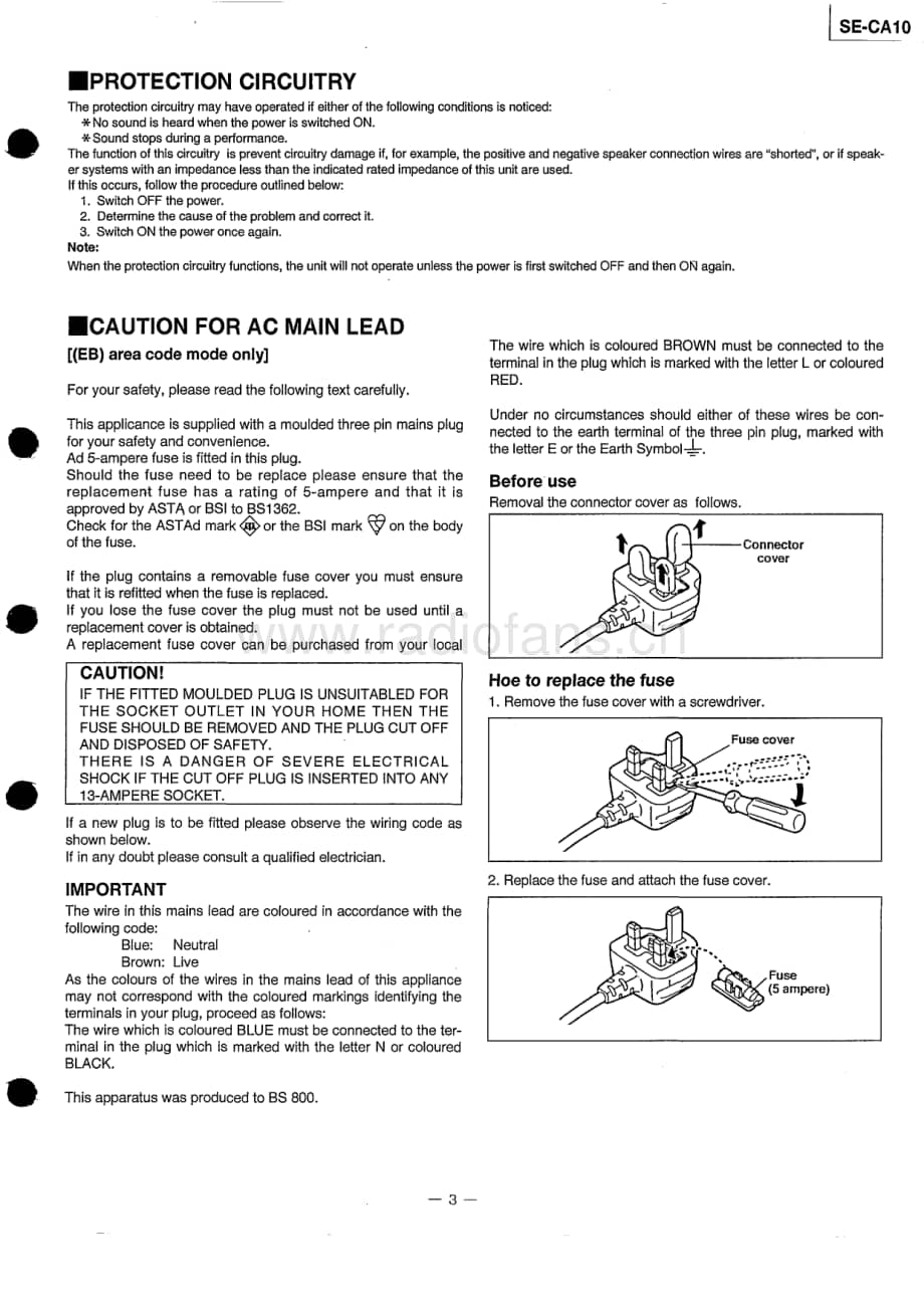 Technics-SECA-10-Service-Manual电路原理图.pdf_第3页