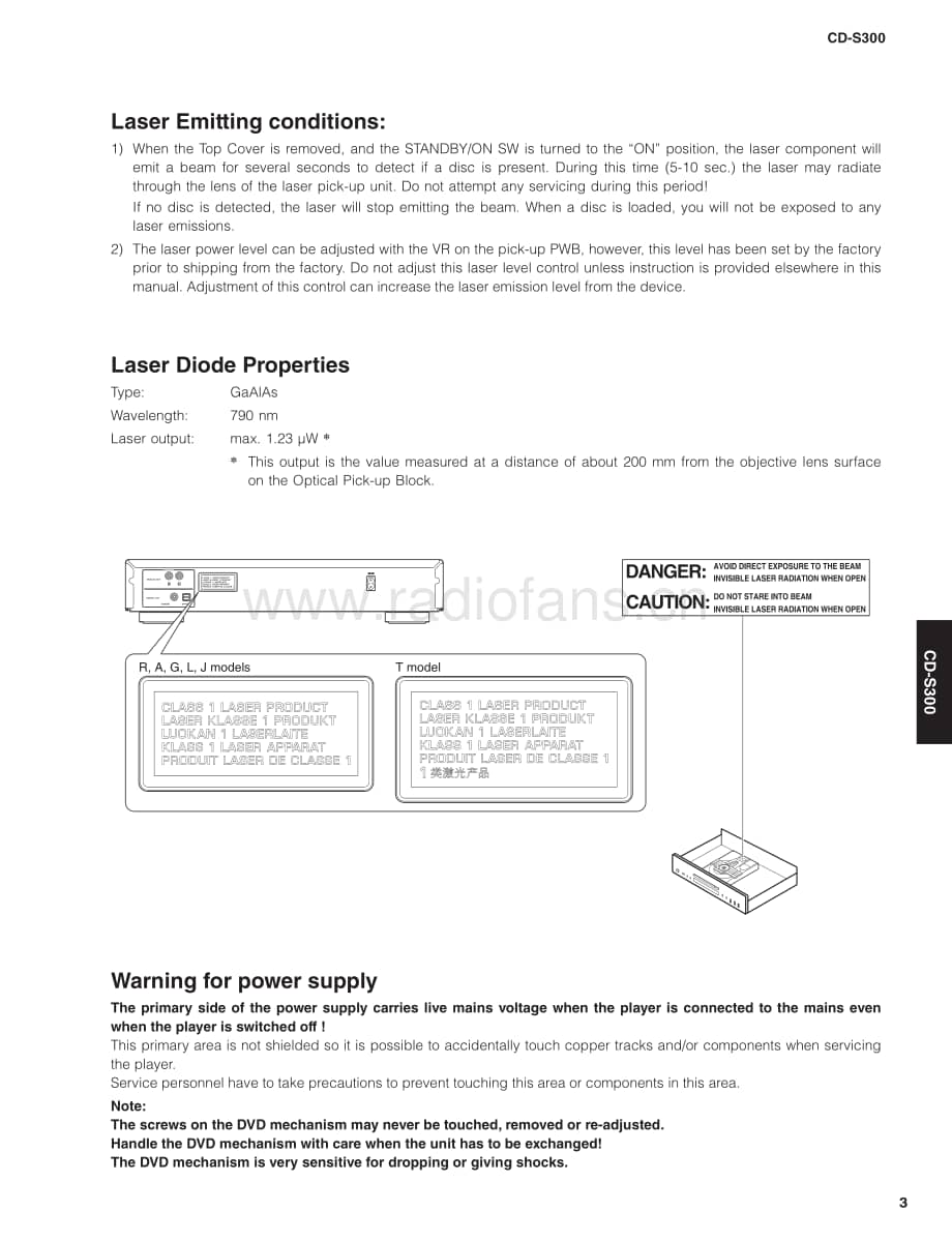 Yamaha-CDS-300-Service-Manual电路原理图.pdf_第3页