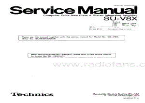 Technics-SUV-8-X-Service-Manual电路原理图.pdf