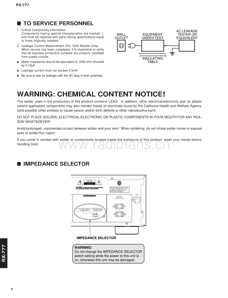 Yamaha-RX-777-Service-Manual电路原理图.pdf_第2页