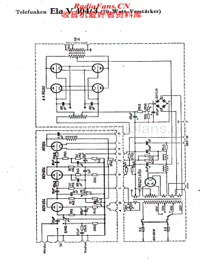 Telefunken-Ela-V404-3-Schematic电路原理图.pdf