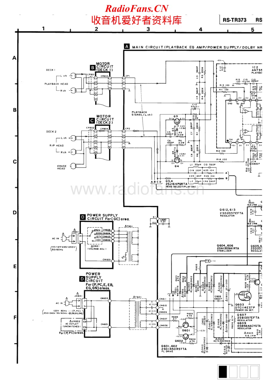 Technics-RSTR-373-Schematics电路原理图.pdf_第1页