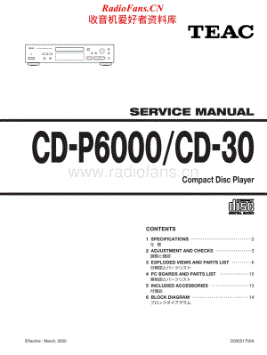 Teac-CD-30-CDP-6000-Service-Manual (1)电路原理图.pdf