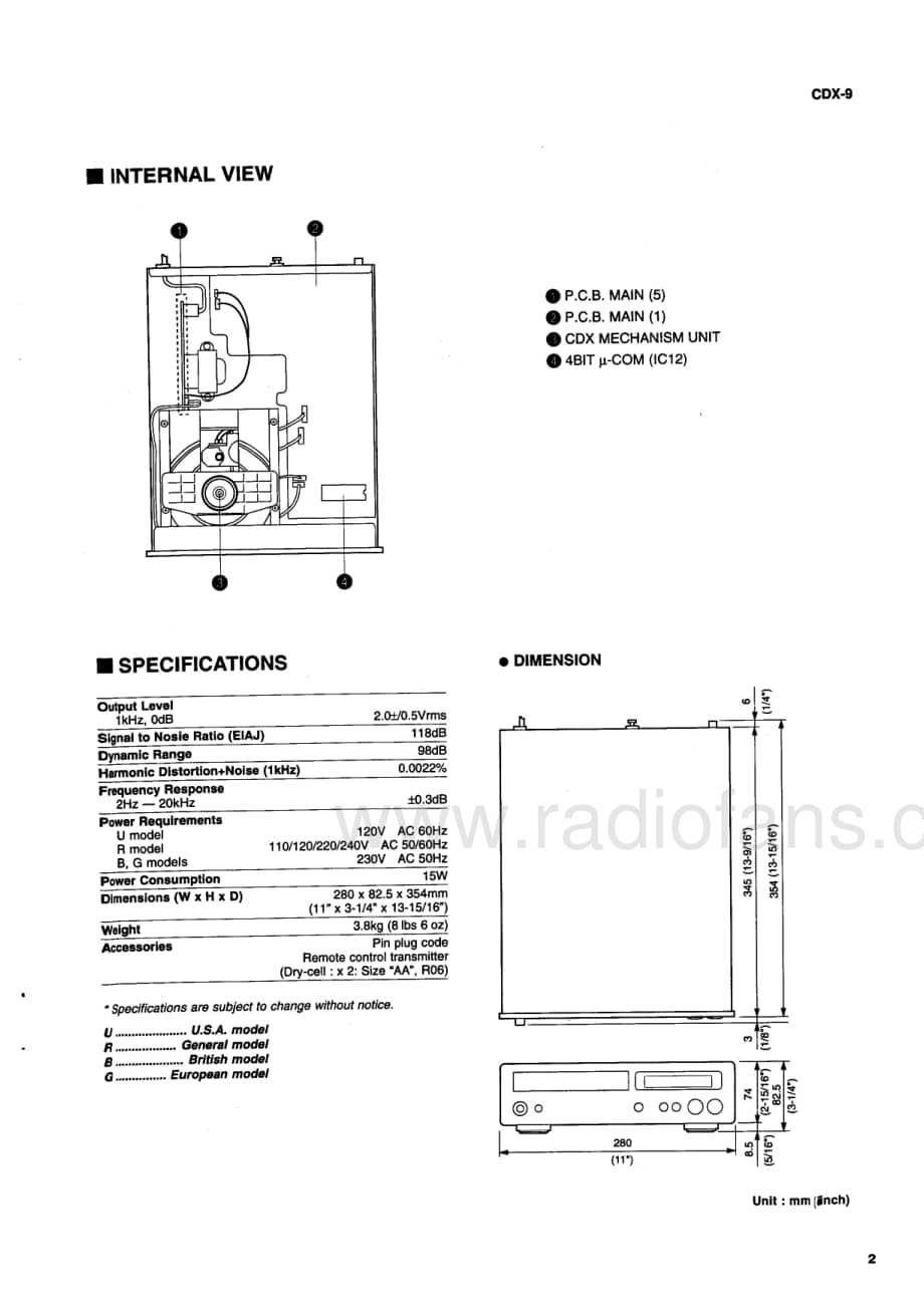 Yamaha-CDX-9-Service-Manual电路原理图.pdf_第3页