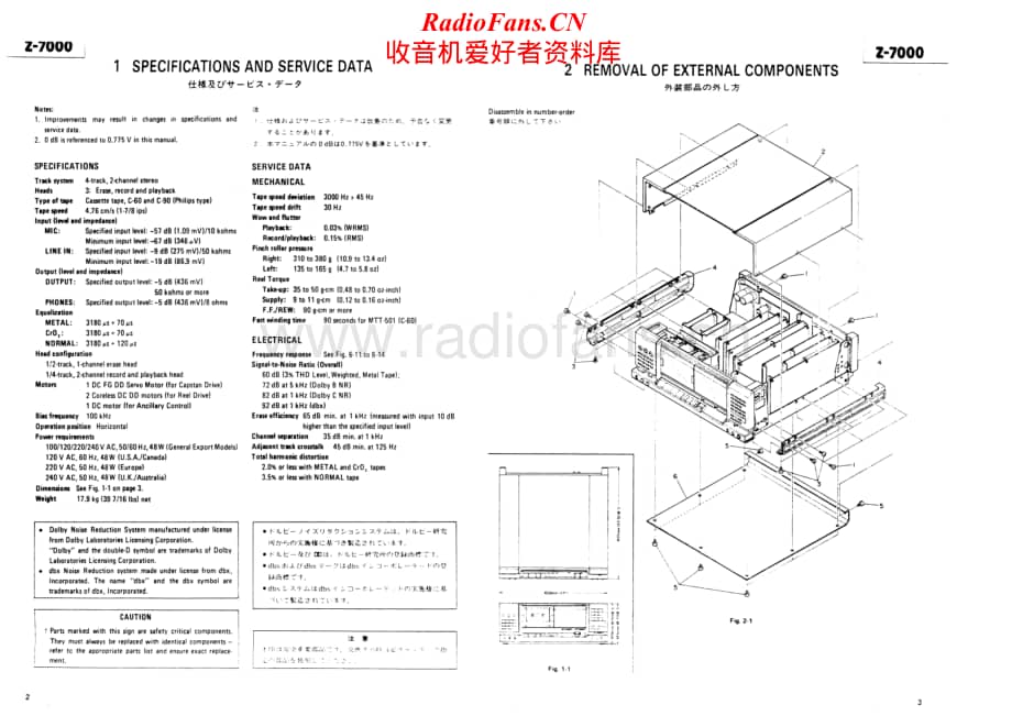 Teac-Z-7000-Service-Manual电路原理图.pdf_第2页