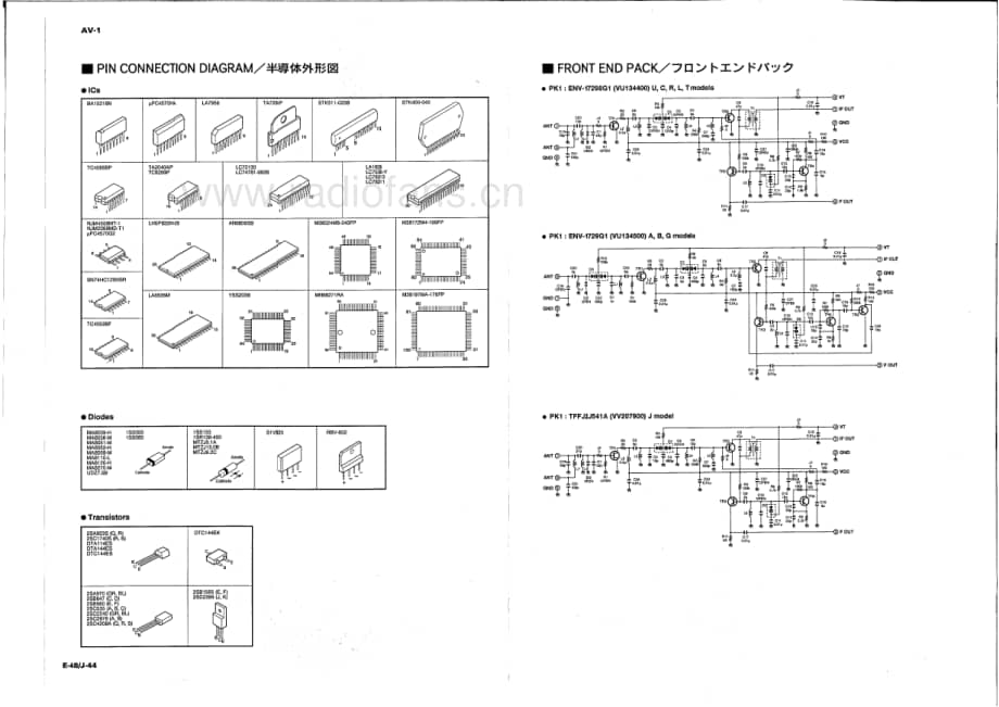 Yamaha-TCDAV-1-Schematic电路原理图.pdf_第1页