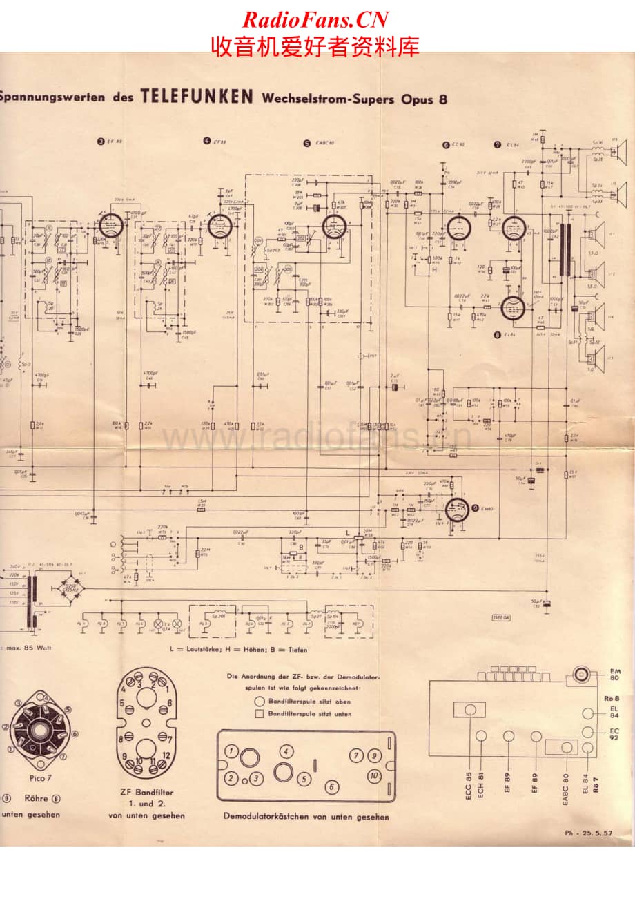 Telefunken-Opus-8-Schematic电路原理图.pdf_第2页