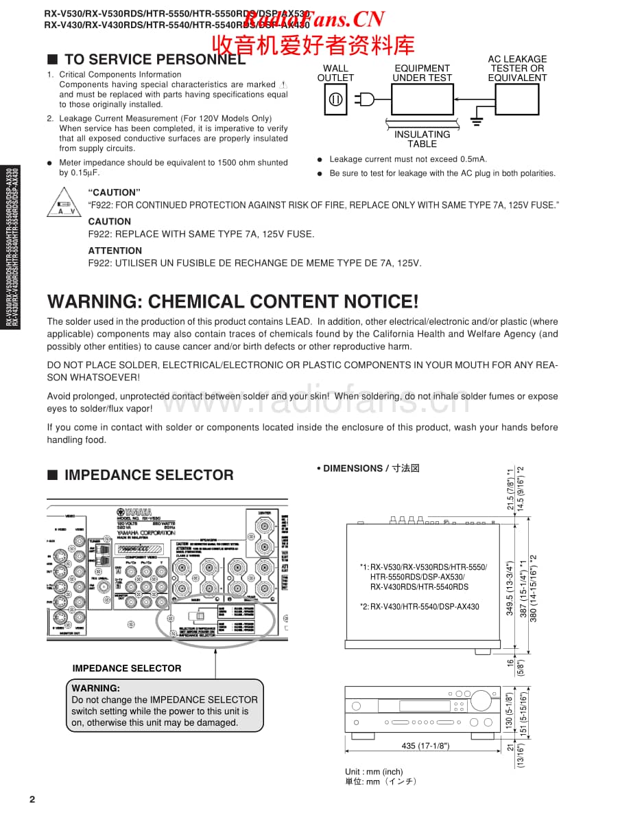 Yamaha-HTR-5540-Service-Manual电路原理图.pdf_第2页