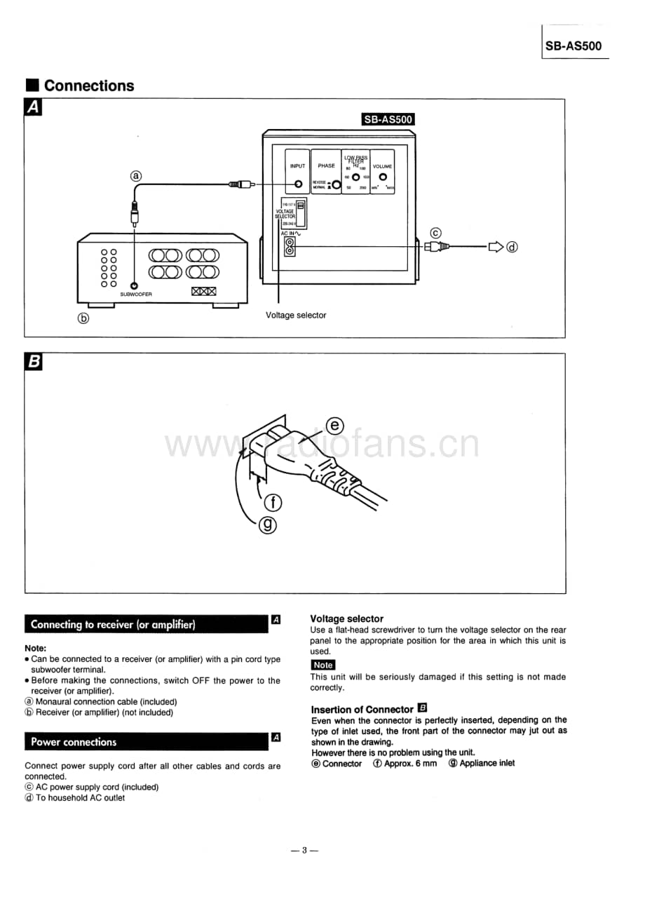 Technics-SBAS-500-Service-Manual电路原理图.pdf_第3页