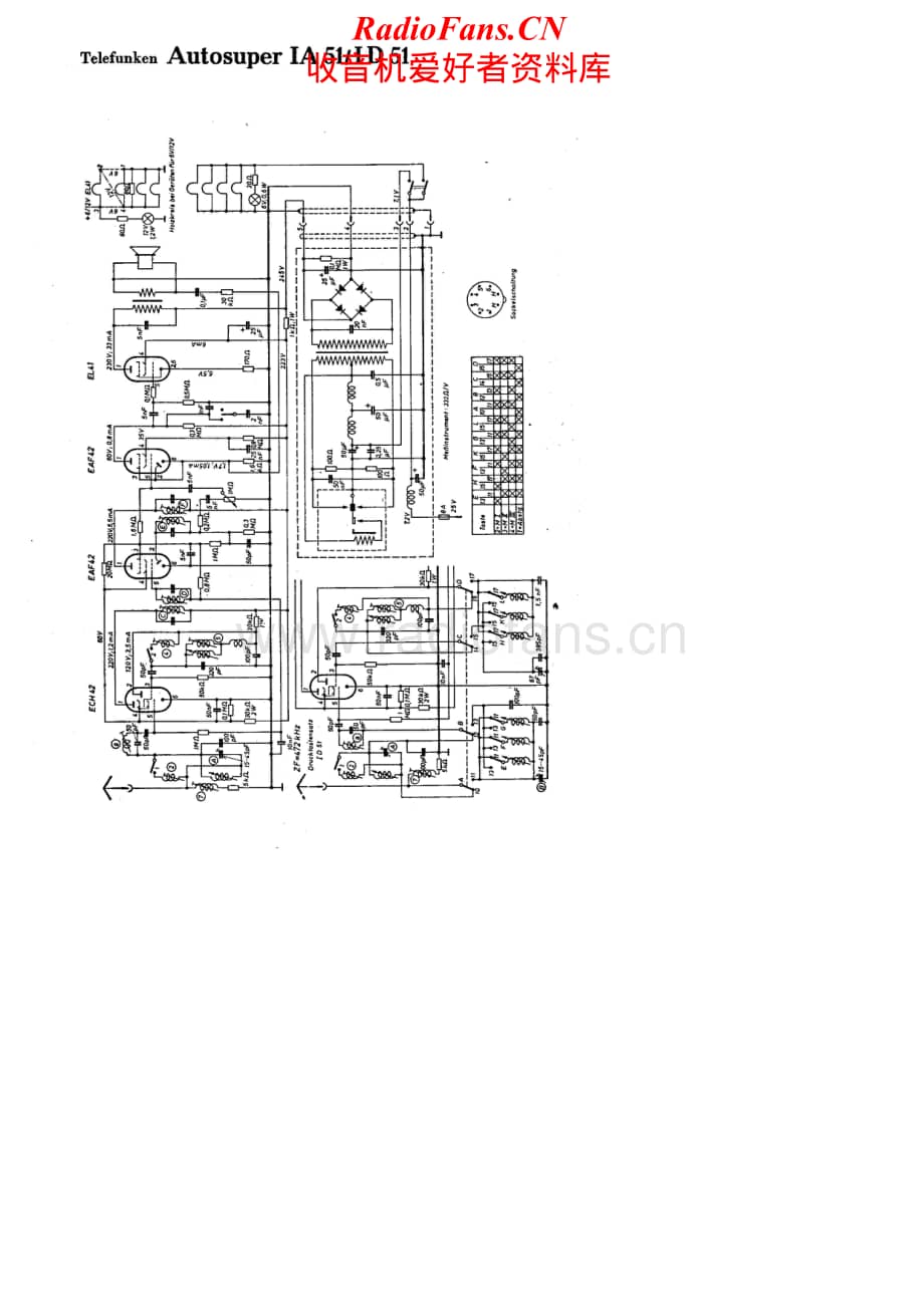 Telefunken-ID51-Schematic电路原理图.pdf_第1页