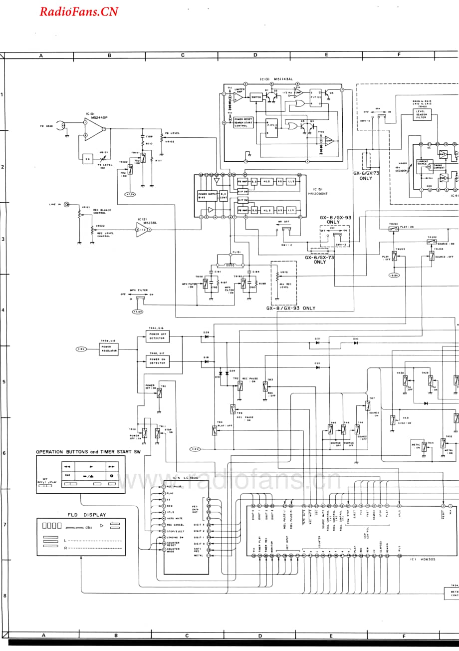 Akai-GX73-tape-sch维修电路图 手册.pdf_第2页