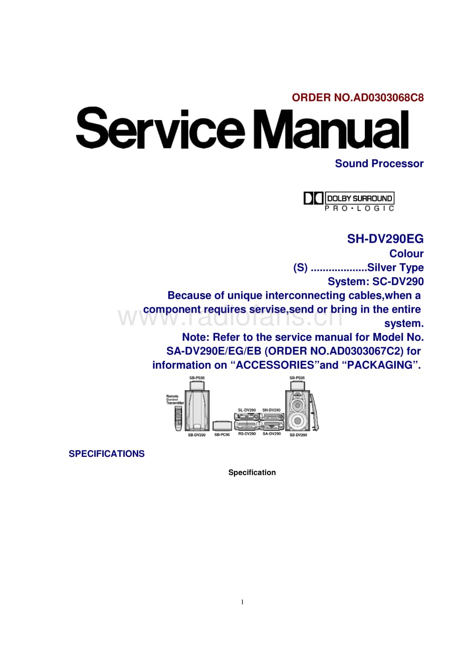 Technics-SHDV-290-EG-Service-Manual电路原理图.pdf_第1页