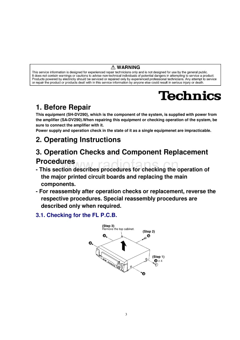 Technics-SHDV-290-EG-Service-Manual电路原理图.pdf_第3页