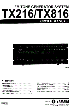 Yamaha-TX-816-Service-Manual电路原理图.pdf