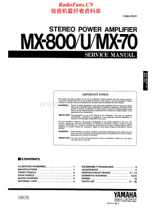 Yamaha-MXU-Service-Manual电路原理图.pdf