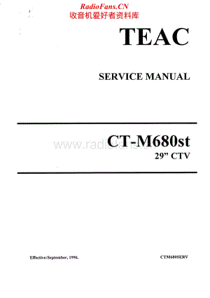 Teac-CT-M680-ST-Service-Manual电路原理图.pdf