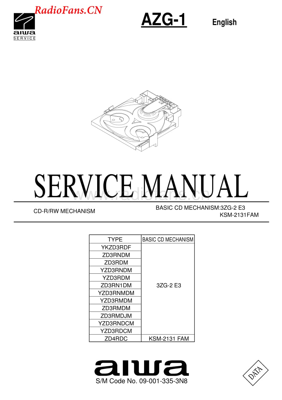 Aiwa-AZG1-cd-sm维修电路图 手册.pdf_第1页