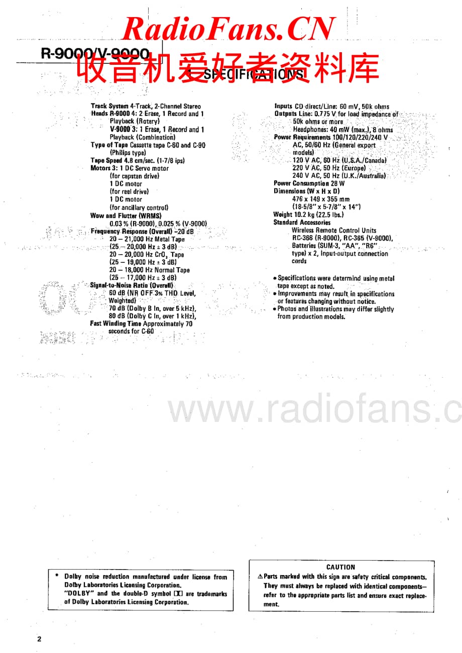 Teac-V-9000-Service-Manual电路原理图.pdf_第2页