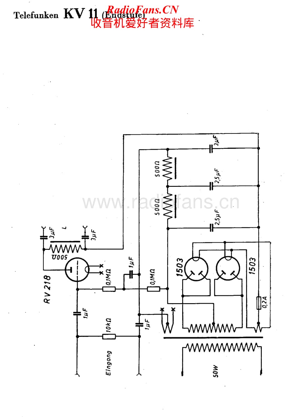 Telefunken-KV-11-Schematic电路原理图.pdf_第1页