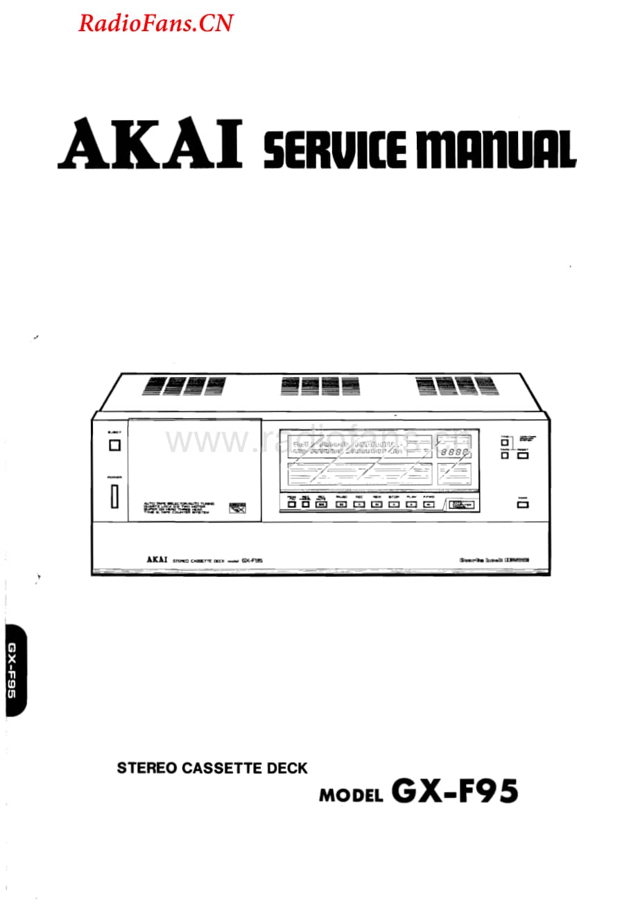 Akai-GXF95-tape-sm维修电路图 手册.pdf_第1页