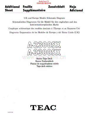 Teac-A-2300-SX-Schematic电路原理图.pdf