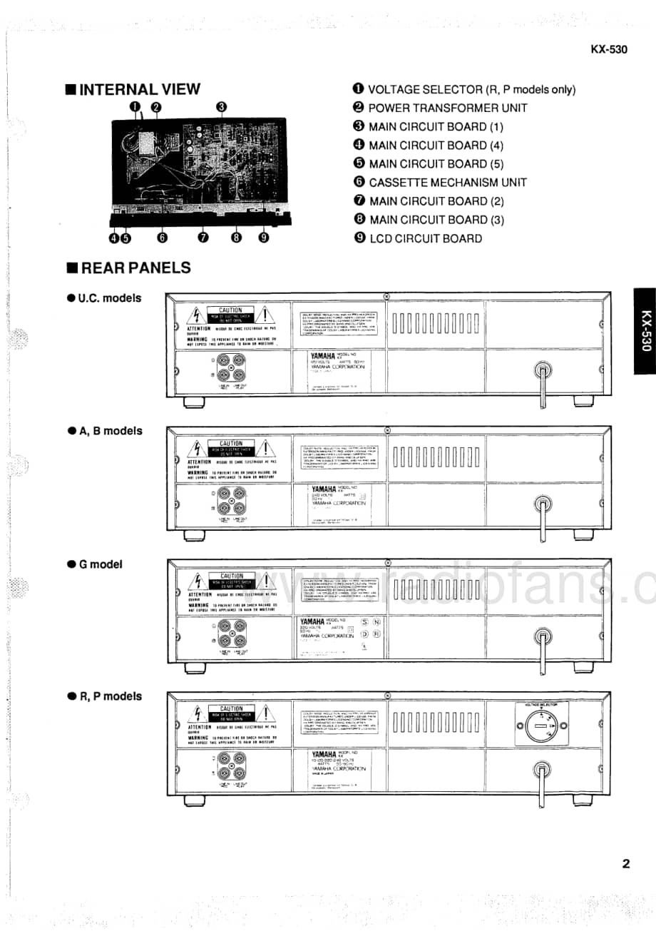 Yamaha-KX-530-Service-Manual电路原理图.pdf_第3页