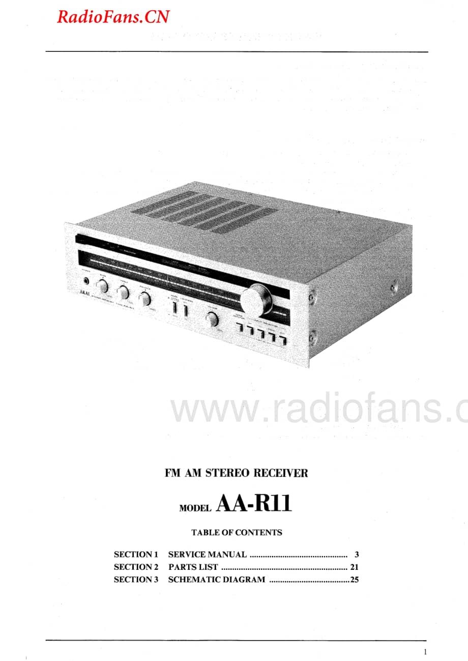 Akai-AAR11-rec-sm维修电路图 手册.pdf_第2页