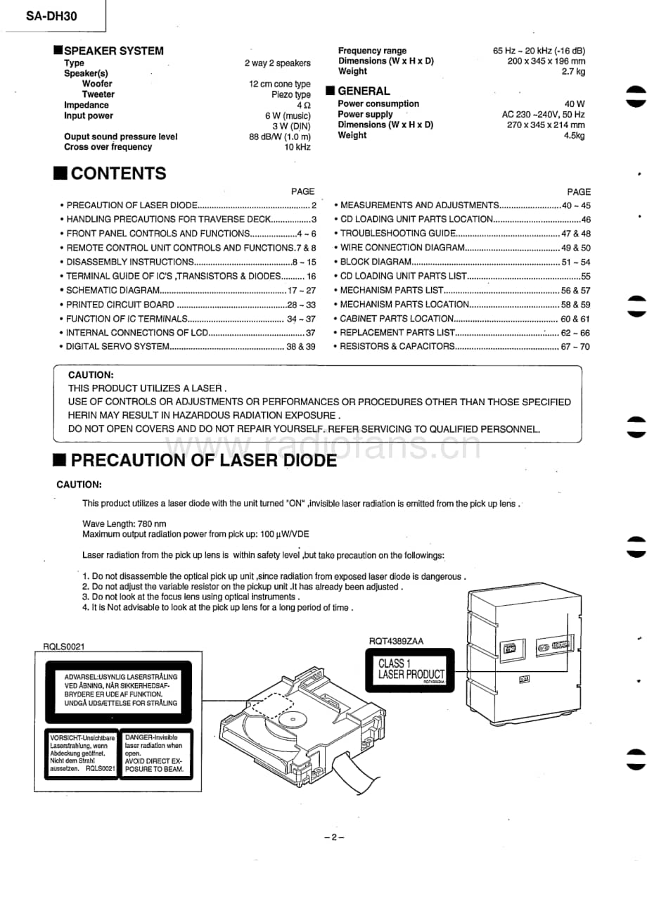 Technics-SADH-30-Service-Manual电路原理图.pdf_第2页