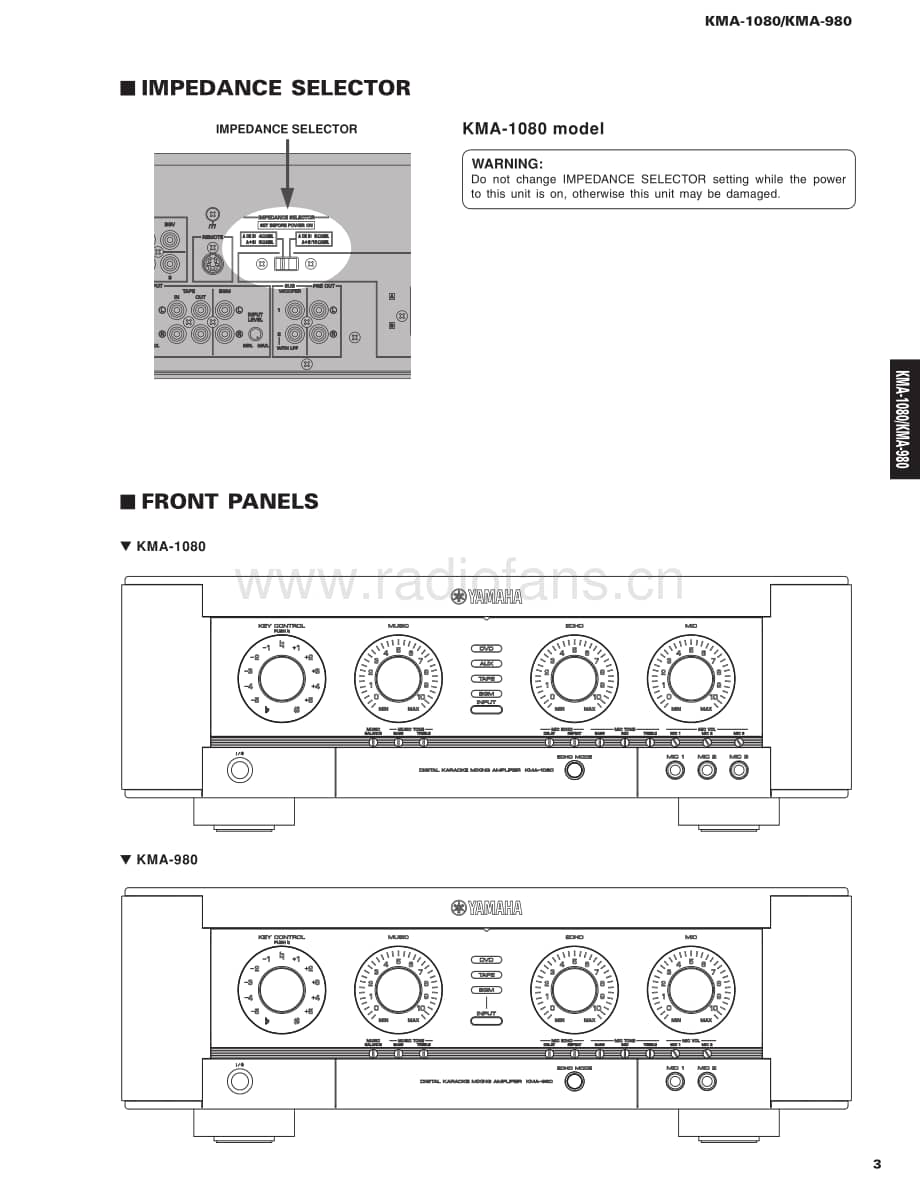 Yamaha-KMA-980-KMA-1080-Service-Manual (1)电路原理图.pdf_第3页