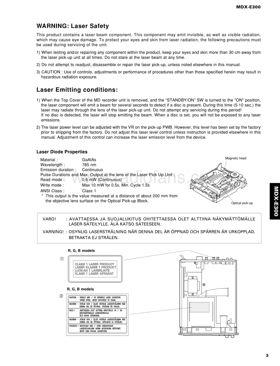 Yamaha-MDXE-300-Service-Manual电路原理图.pdf_第3页