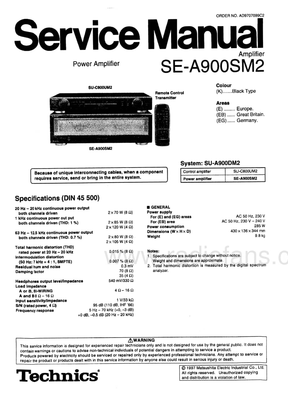 Technics-SEA-900-SM-Mk2-Service-Manual电路原理图.pdf_第1页