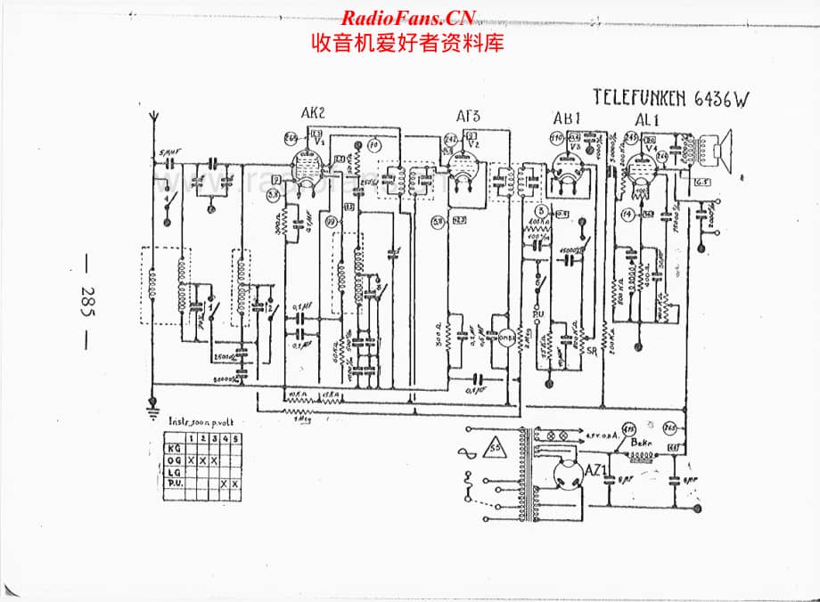 Telefunken-6436-W-Schematic电路原理图.pdf_第1页