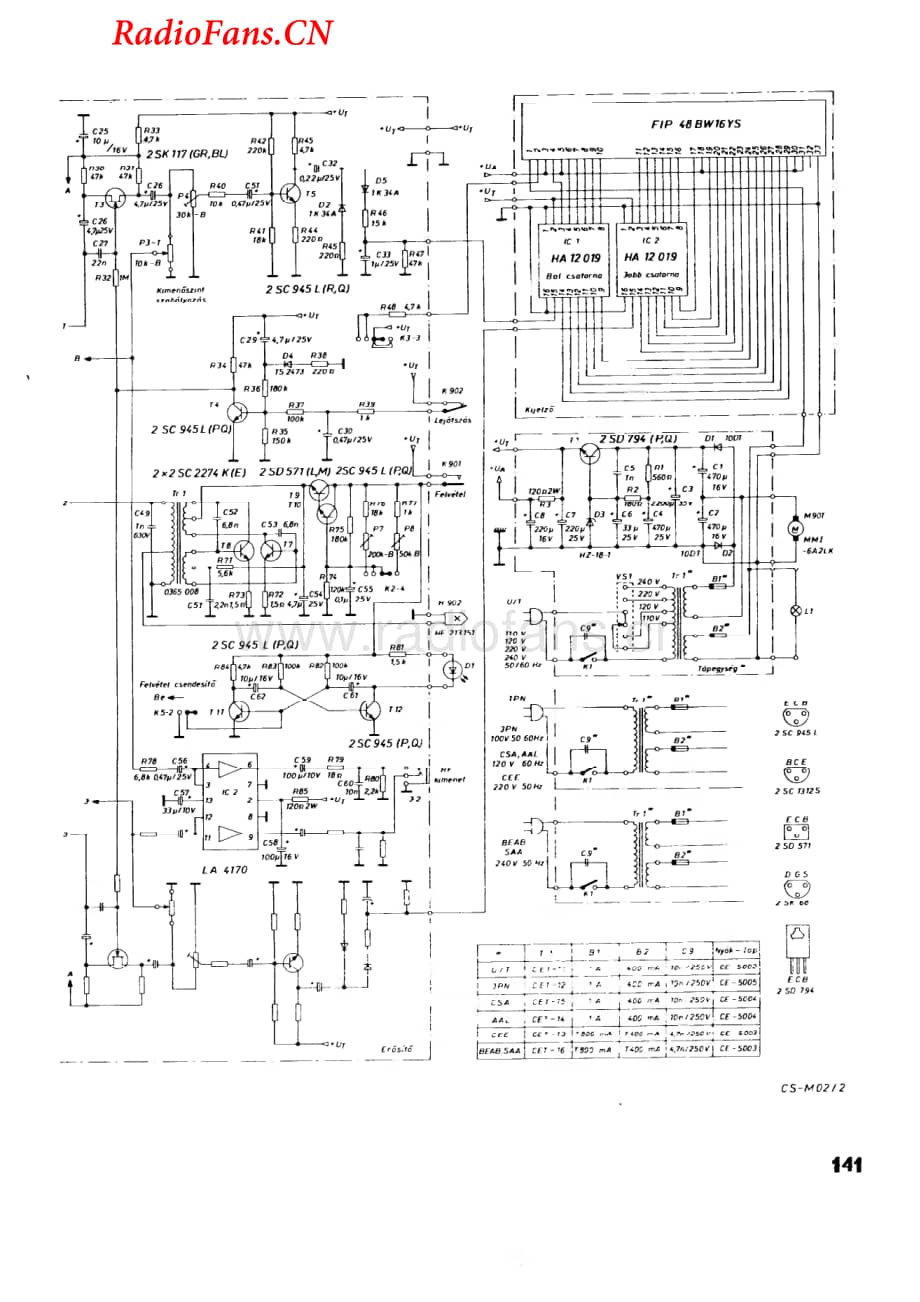 Akai-CSM02-tape-sch维修电路图 手册.pdf_第2页