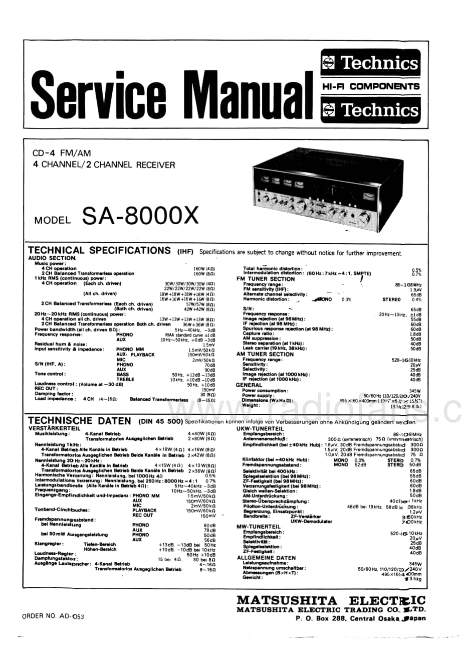 Technics-SA-8000-X-Service-Manual电路原理图.pdf_第1页