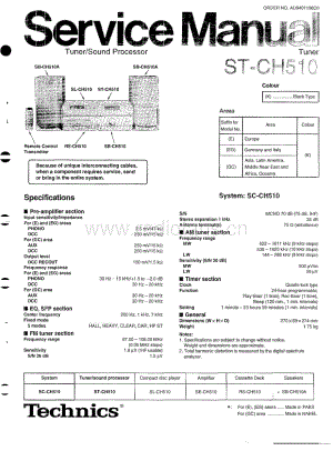 Technics-STCH-510-Service-Manual电路原理图.pdf