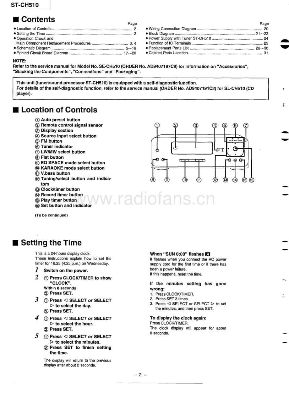 Technics-STCH-510-Service-Manual电路原理图.pdf_第2页