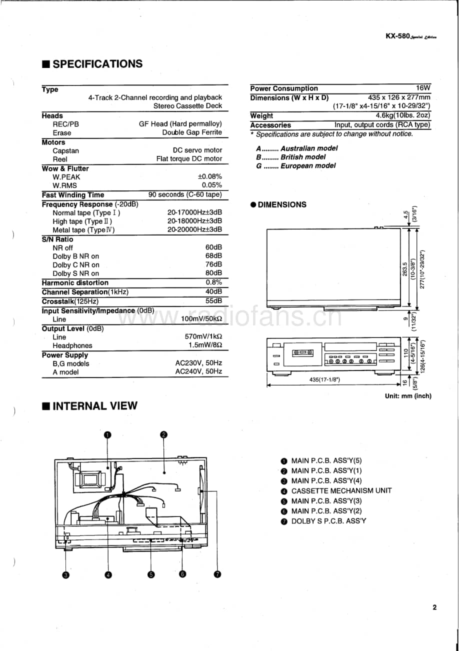 Yamaha-KX-580-Service-Manual电路原理图.pdf_第3页