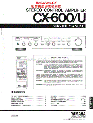 Yamaha-cx-600-Service-Manual电路原理图.pdf