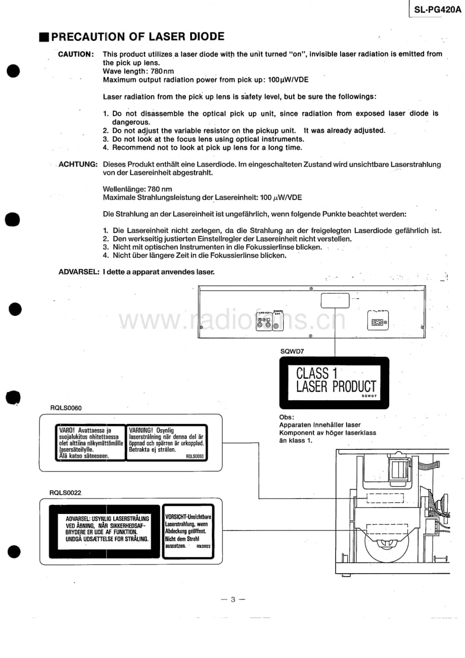 Technics-SLPG-420-A-Service-Manual电路原理图.pdf_第3页