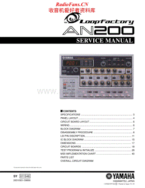 Yamaha-AN-200-Service-Manual电路原理图.pdf