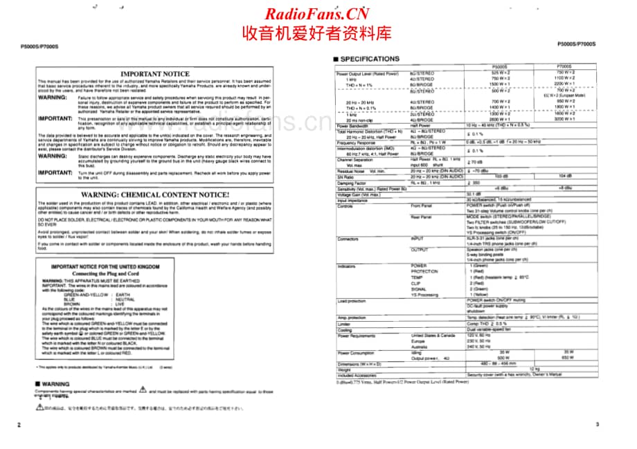 Yamaha-P-7000-S-Service-Manual电路原理图.pdf_第2页