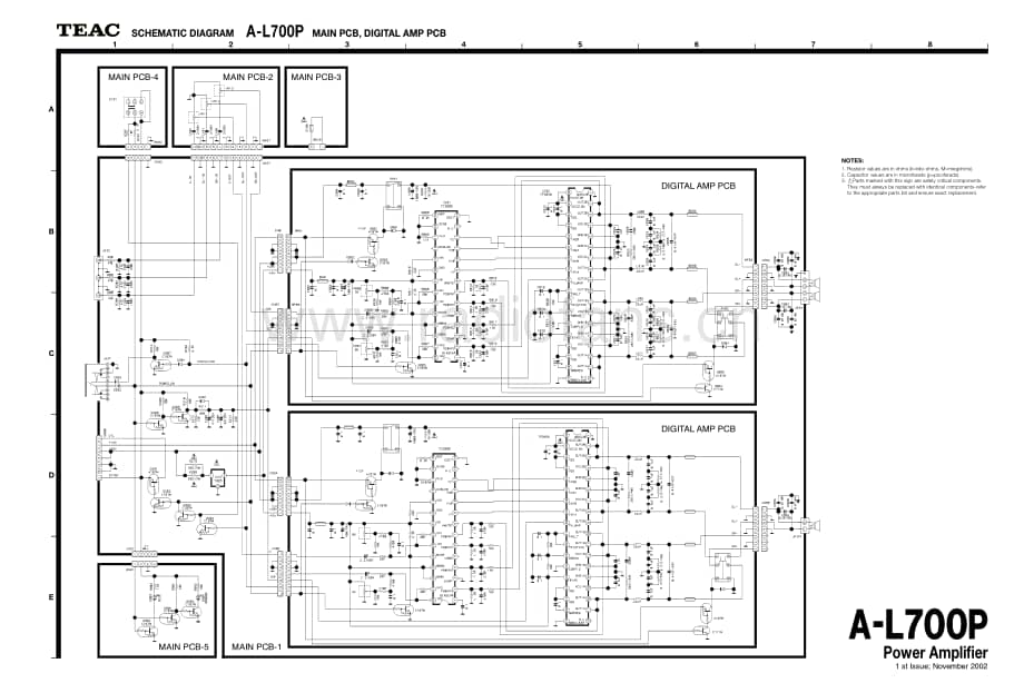 Teac-A-L700-P-Schematic电路原理图.pdf_第3页