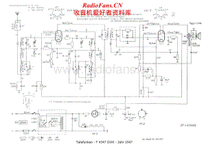Telefunken-T4347-GWK-Schematic电路原理图.pdf