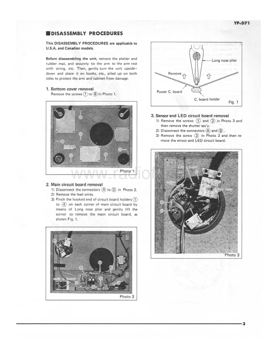 Yamaha-YPD-71-Service-Manual电路原理图.pdf_第3页