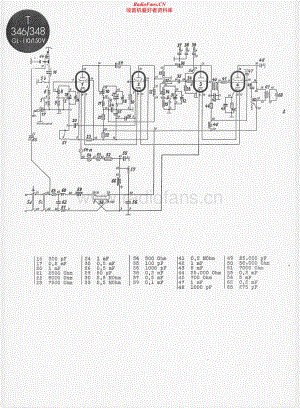 Telefunken-346-GL-110-150V-Schematic电路原理图.pdf