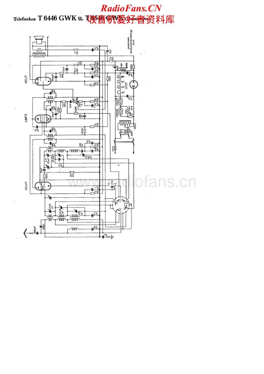 Telefunken-T6446-GWK-Schematic电路原理图.pdf_第1页