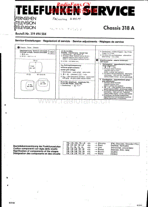 Telefunken-318-A-Service-Manual电路原理图.pdf