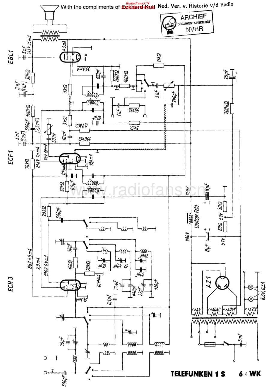 Telefunken-1S-65-WK-Schematic电路原理图.pdf_第1页